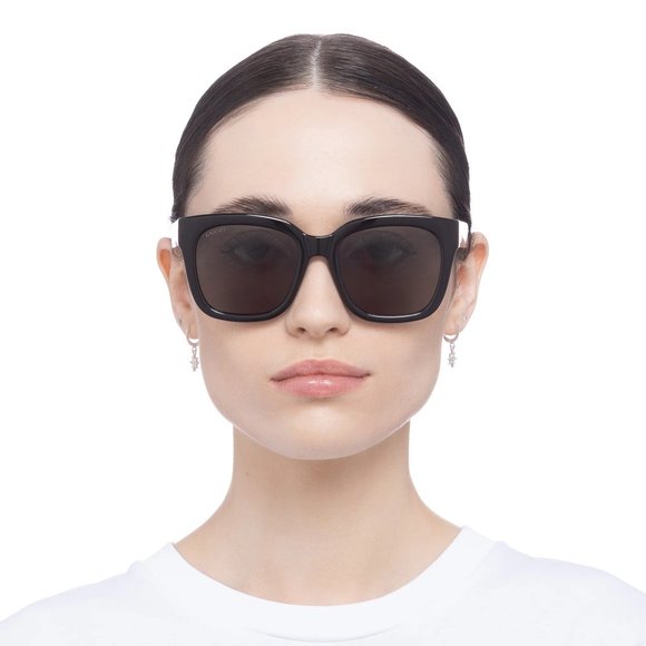 Gucci GG1338S 001 Sunglasses Black Green Grey Square Women main image 13